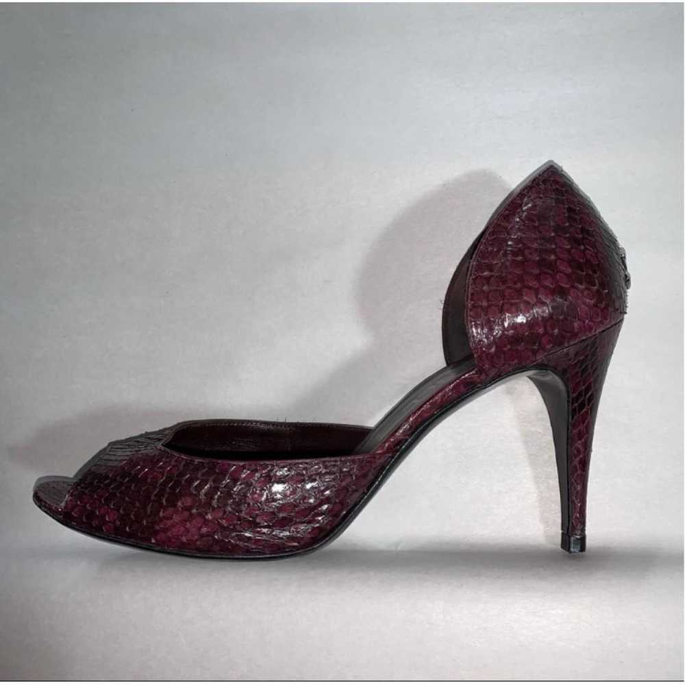 Chanel Python heels - image 8