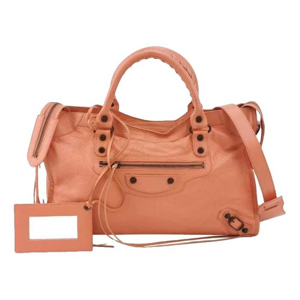 Balenciaga Classic Metalic leather handbag - image 1