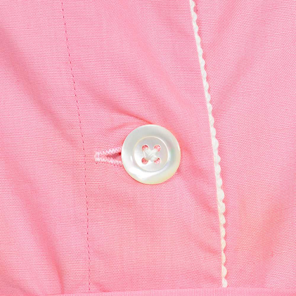 1970s Pink Cotton Vintage Pajama Set Deadstock fr… - image 7