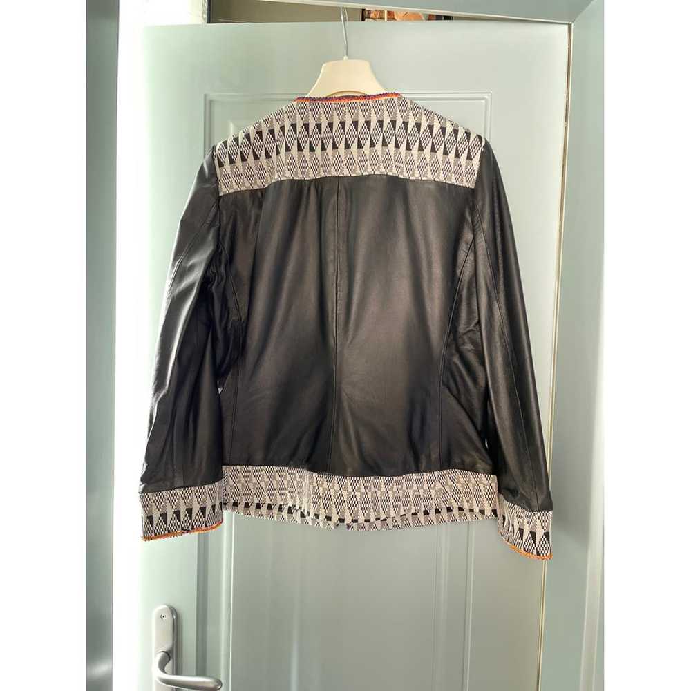 Bazar Deluxe Leather biker jacket - image 6