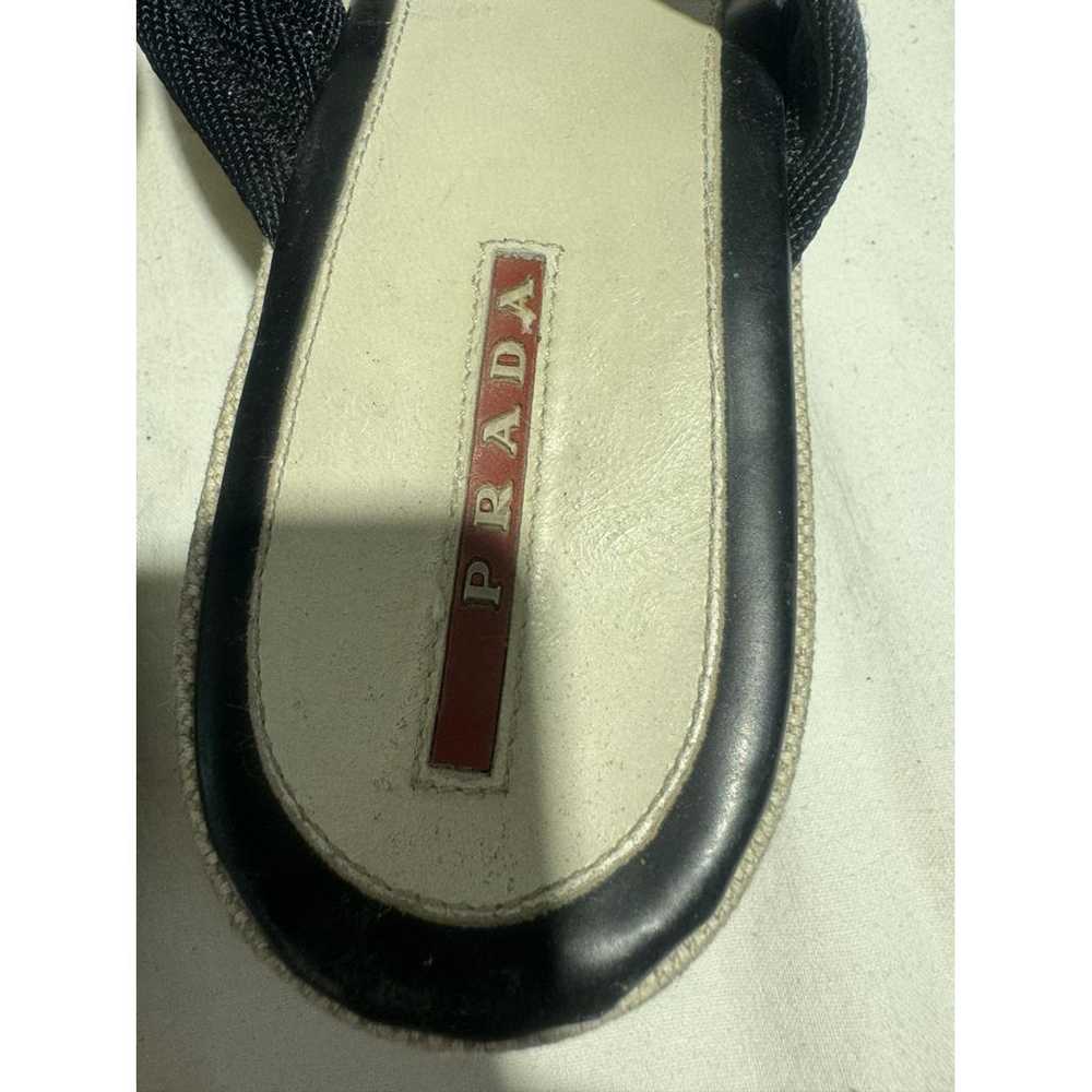Prada Leather flip flops - image 2