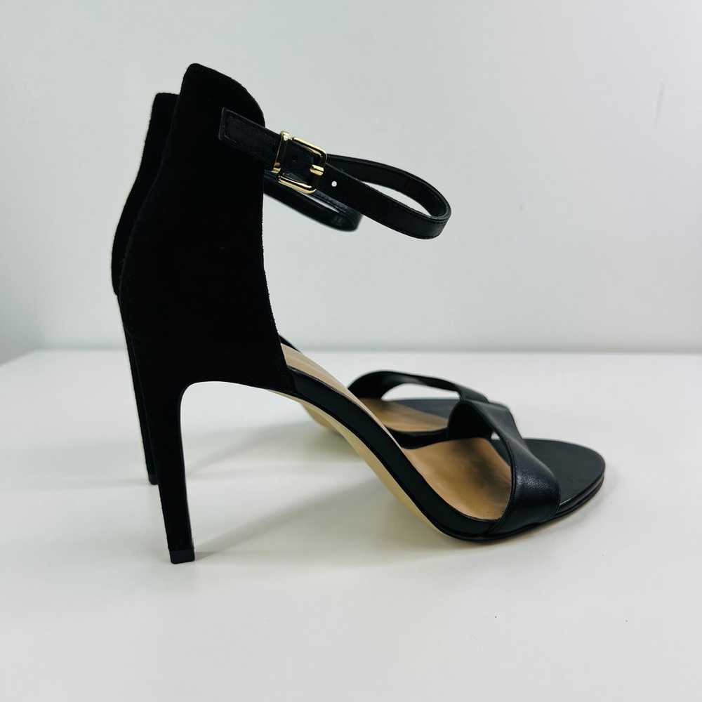 Saks Fifth Avenue Black Ankle Strap Classic Heels - image 6