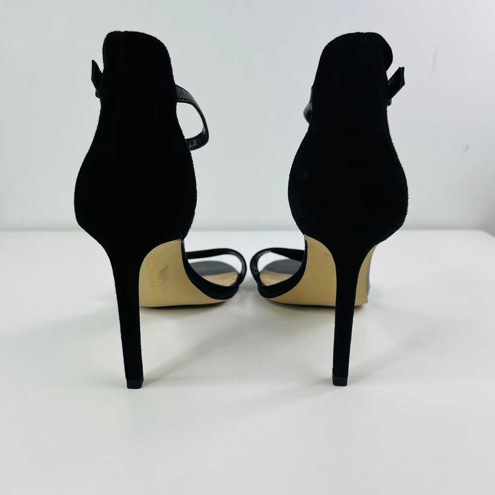 Saks Fifth Avenue Black Ankle Strap Classic Heels - image 9