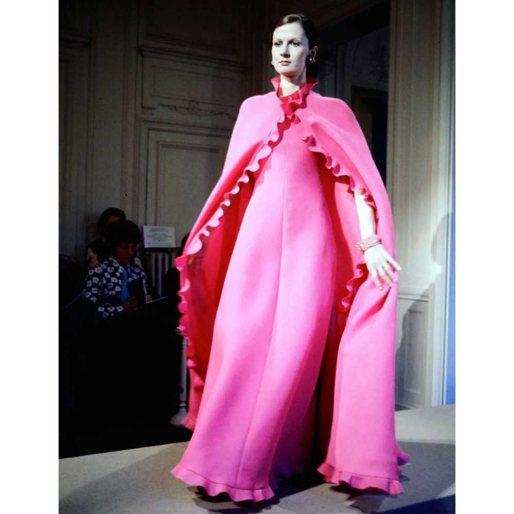 1971 Christian Dior Haute Couture Pink Evening Dr… - image 10