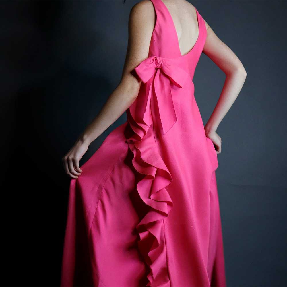 1971 Christian Dior Haute Couture Pink Evening Dr… - image 7