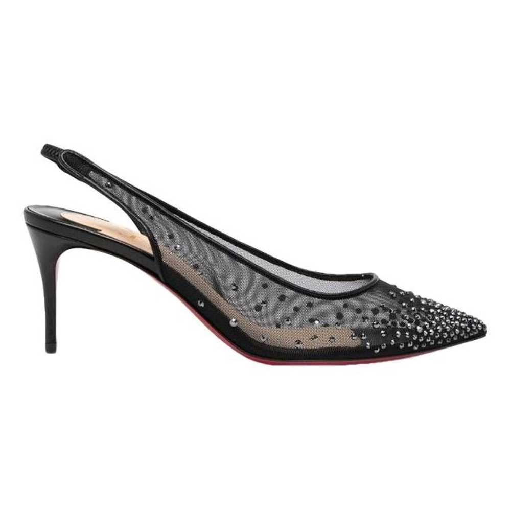 Christian Louboutin Follies Strass leather heels - image 1