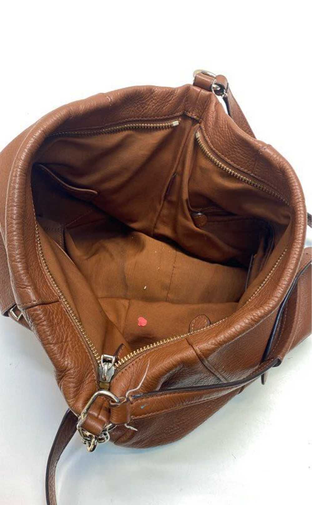 Coach Pebble Leather Isabelle Shoulder Bag Tan - image 3