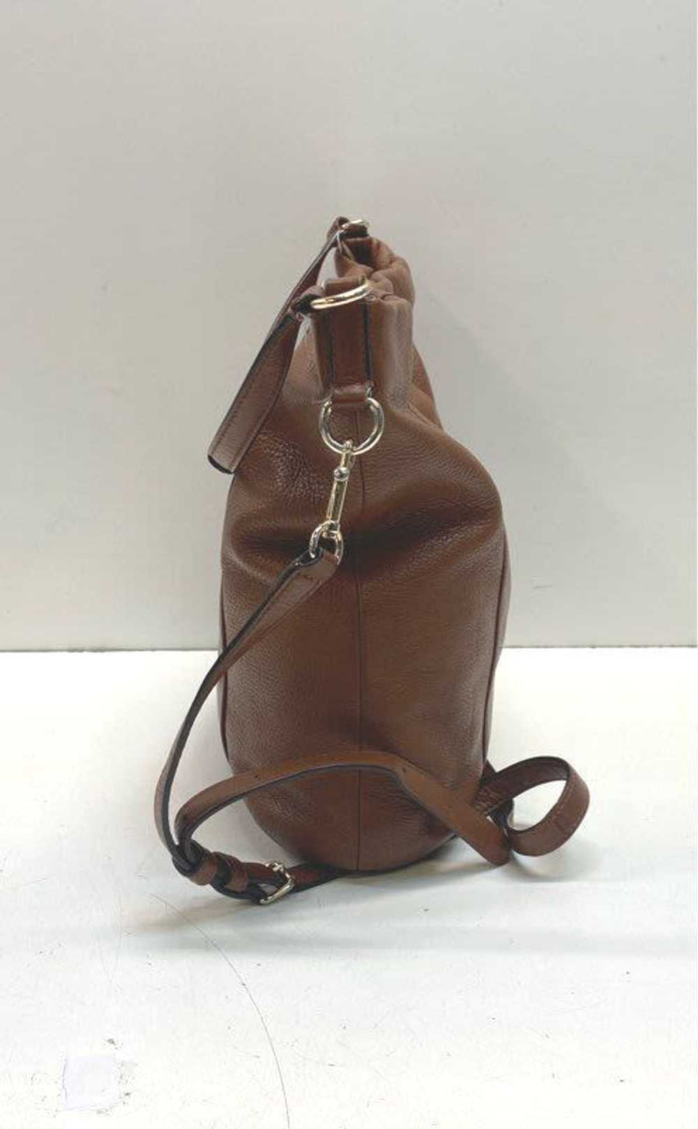 Coach Pebble Leather Isabelle Shoulder Bag Tan - image 5