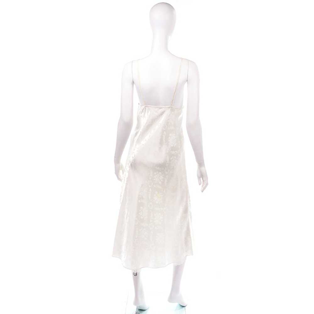 1980s Christian Dior Ivory Robe & Nightgown Set - image 3
