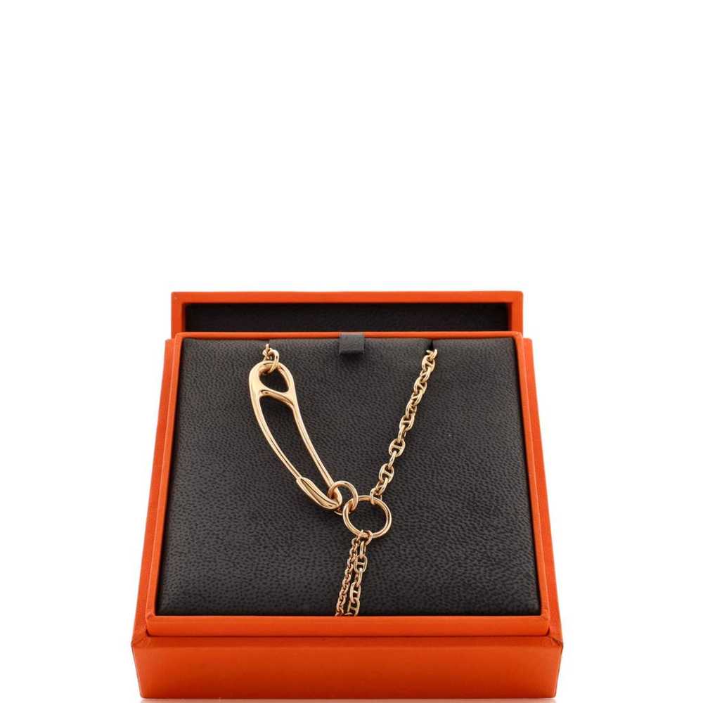 Hermès Pink gold necklace - image 2