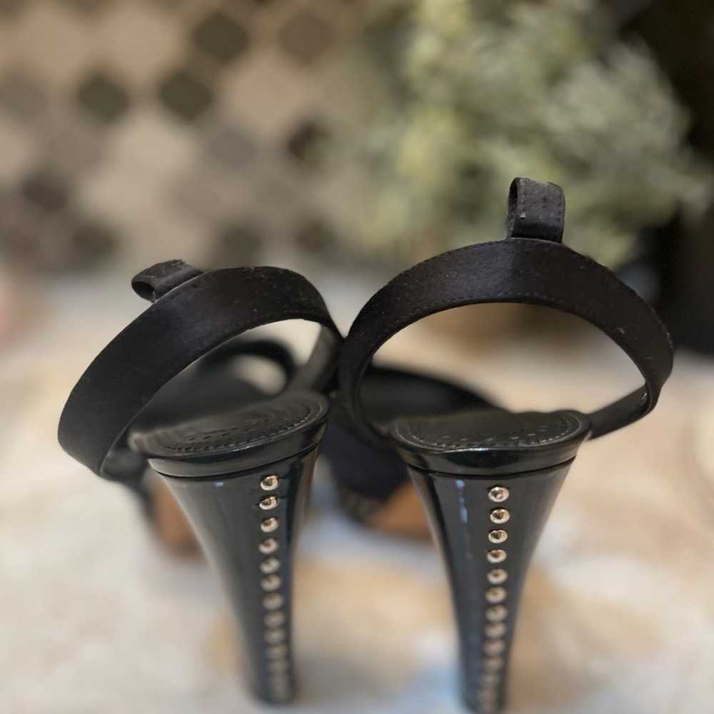 Gianfranco Ferre designer heels black with rivets… - image 10
