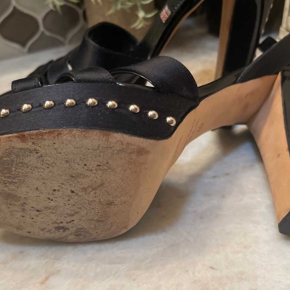 Gianfranco Ferre designer heels black with rivets… - image 5