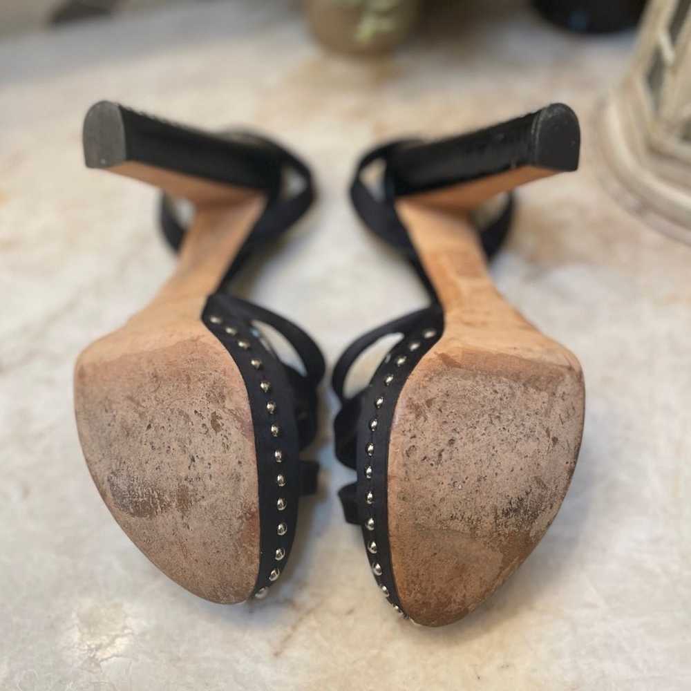 Gianfranco Ferre designer heels black with rivets… - image 6
