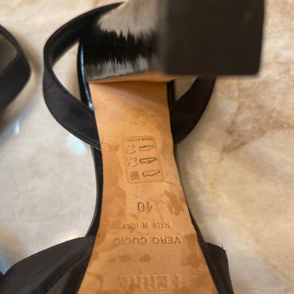 Gianfranco Ferre designer heels black with rivets… - image 7