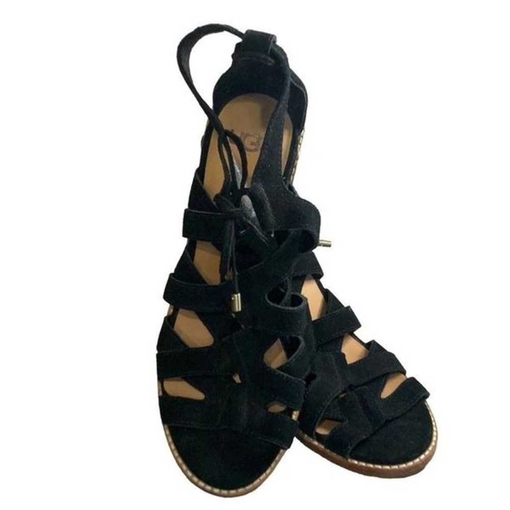 UGG Suede Block Heel Sandals - image 4