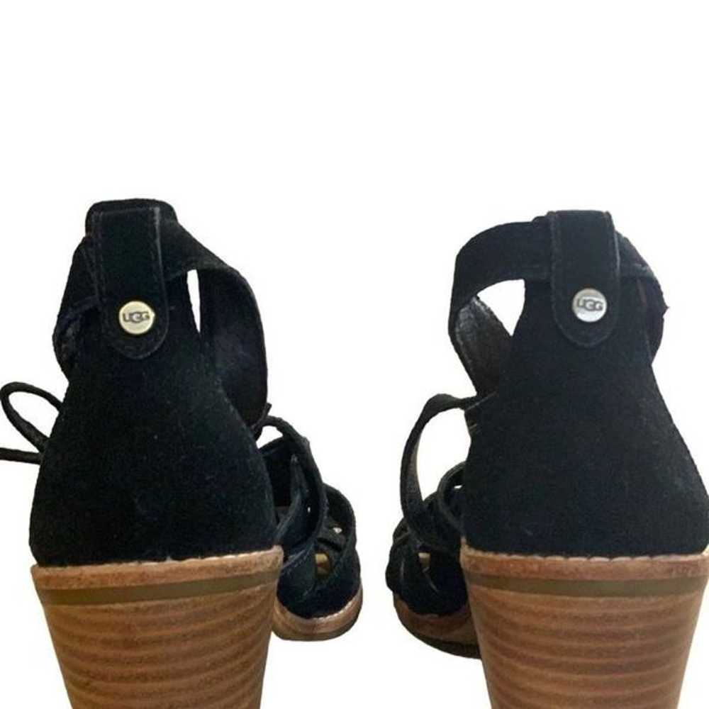 UGG Suede Block Heel Sandals - image 5