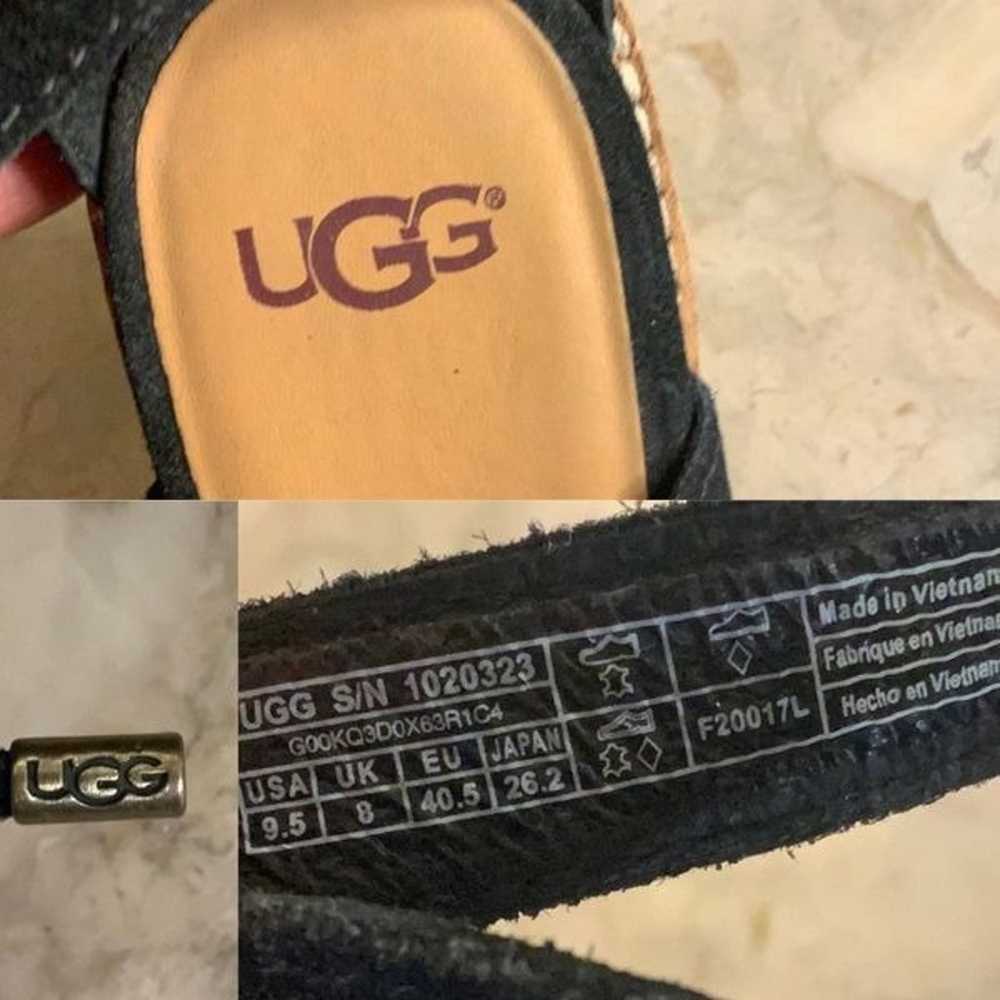 UGG Suede Block Heel Sandals - image 9