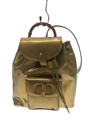 Used Gucci Backpack/Enamel/Gold/Bamboo/003 1705 00