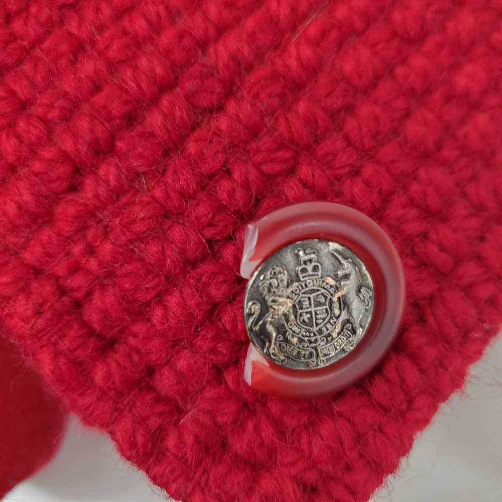 VTG Pendleton WM's 100% Wool Red Fleece Jacket Si… - image 4