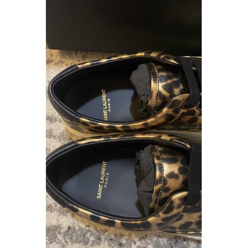 Saint Laurent Venice leather low trainers - image 3