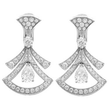 Bvlgari White gold earrings - image 1