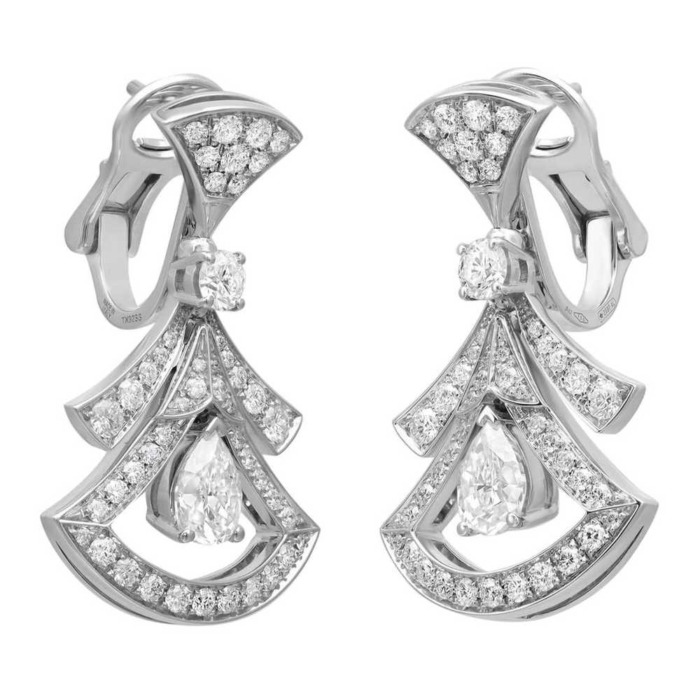 Bvlgari White gold earrings - image 2