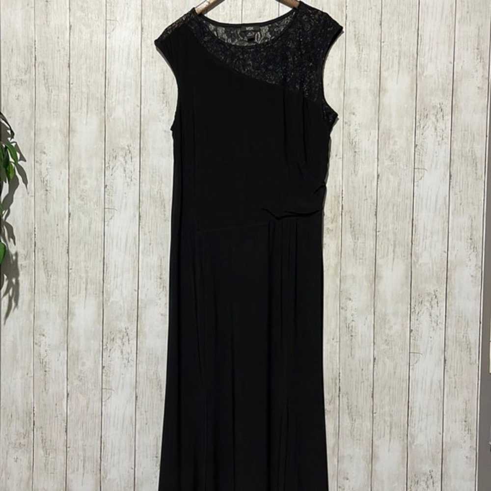 MSK evening black gown size 16 - image 1