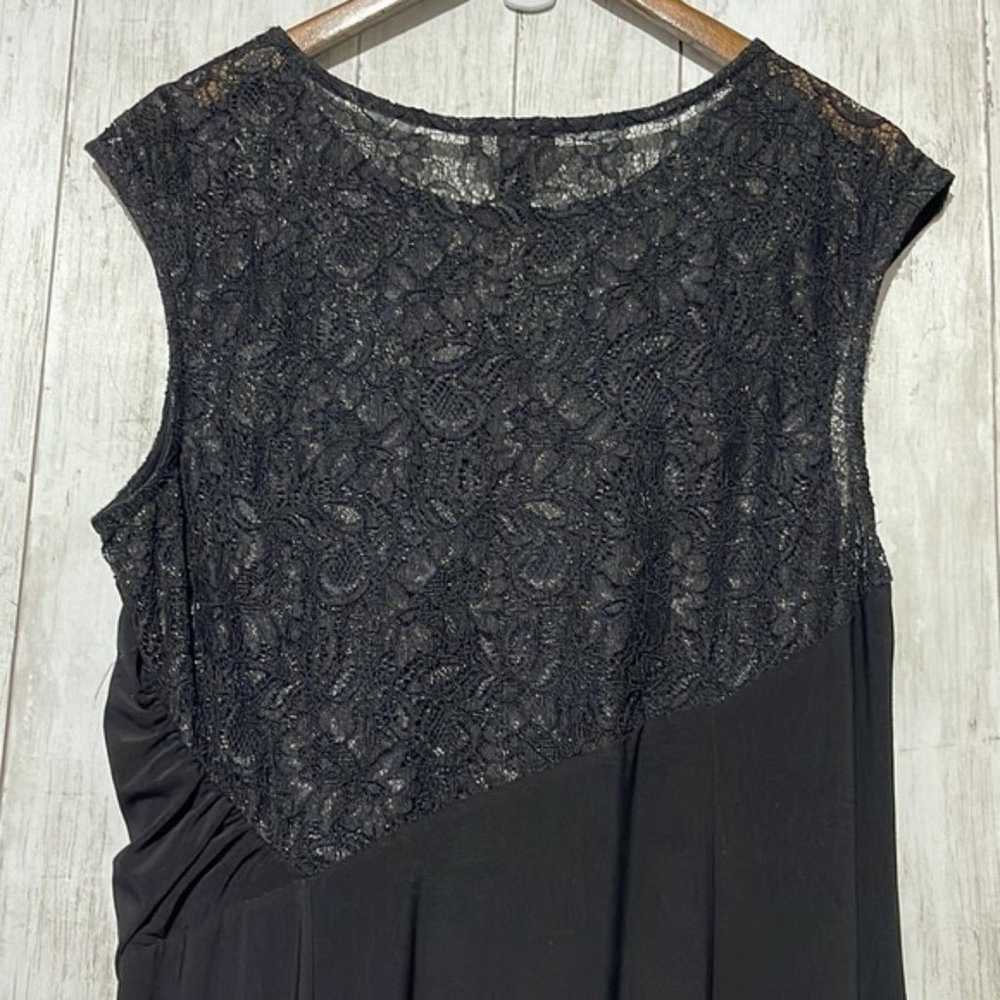MSK evening black gown size 16 - image 6