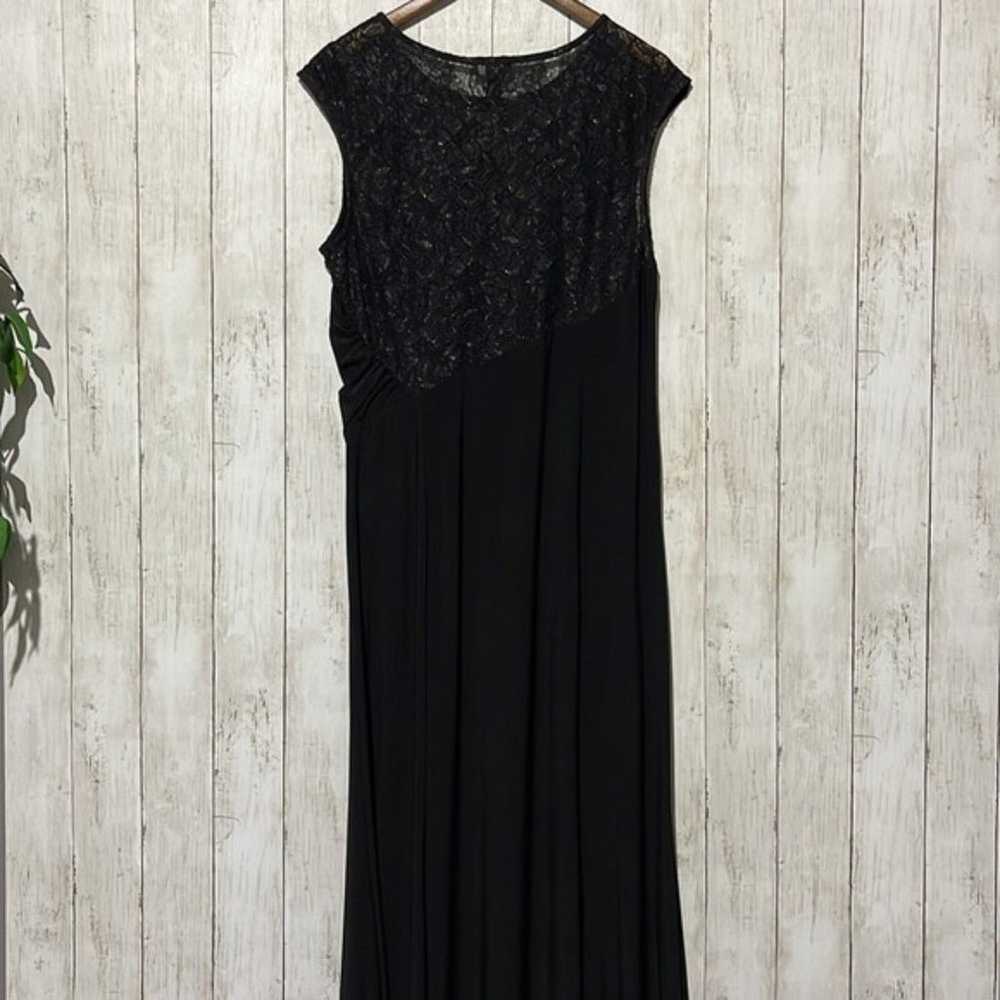 MSK evening black gown size 16 - image 7