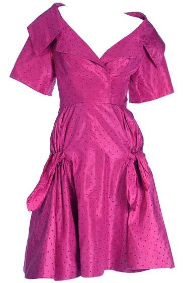 1987 Christian Dior Couture Pink Evening Dress W B