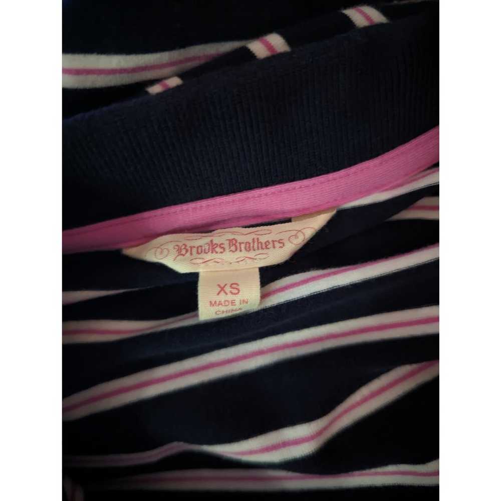 Brooks Brothers Navy White and Pink Stripe Polo S… - image 5