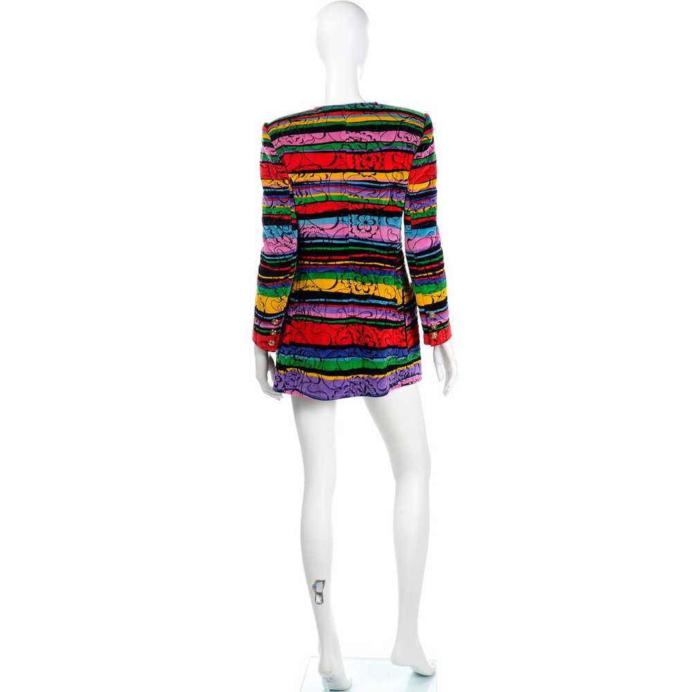 1990s Emanuel Ungaro Parallele Colorful Quilted F… - image 12