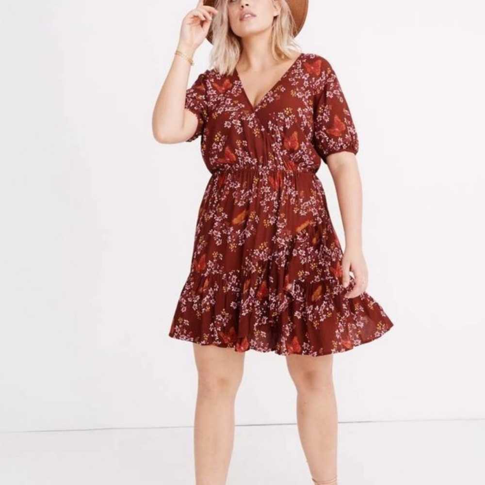MADEWELL Ruffle Wrap Dress In Windowbox Floral an… - image 7