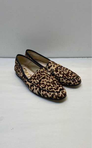 Sam Edelman Cheetah Print Brown Faux Fur Loafer Wo