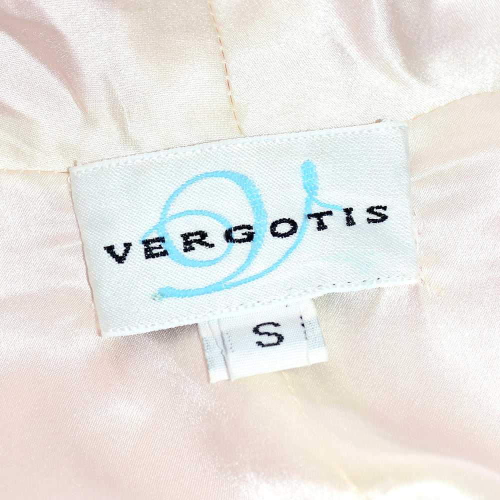 1990s Vergotis Pink Silk Long Full Sweep Robe - image 7