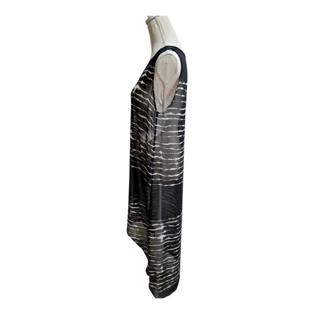 Zara Sheer Asymmetrical Chiffon Overlay - image 4