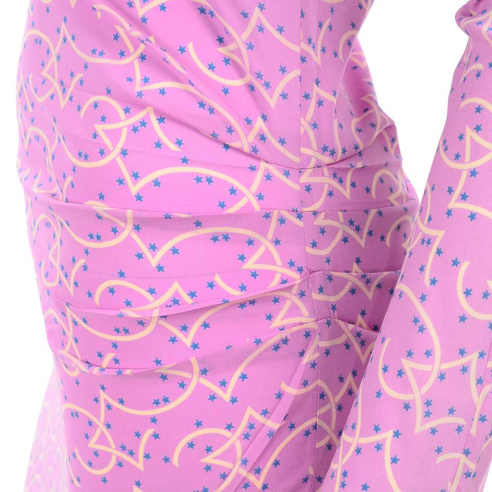 1998 Gianni Versace Couture Pink Silk Vintage Dre… - image 10