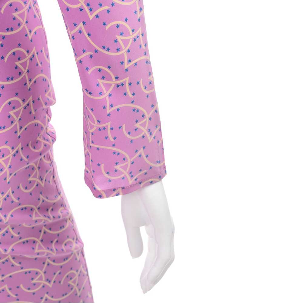 1998 Gianni Versace Couture Pink Silk Vintage Dre… - image 11