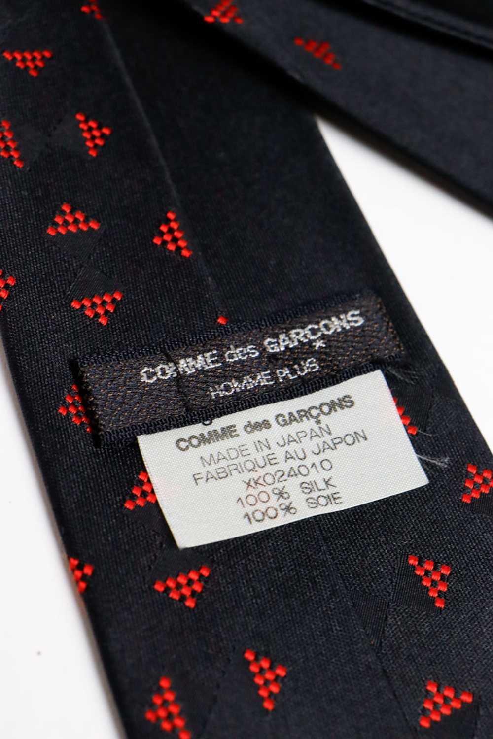 2000s Comme des Garcons Homme Plus Necktie Black … - image 4