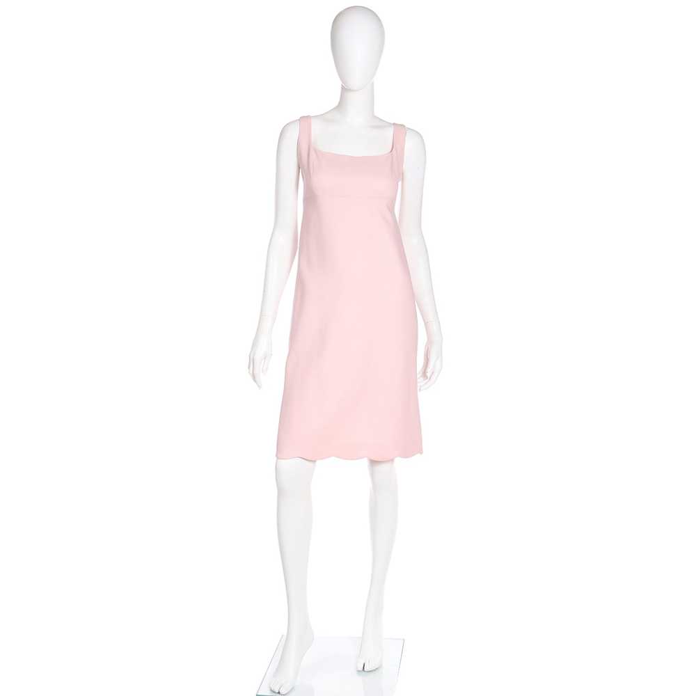 2000s Pink Ralph Lauren Empire Waist Sleeveless D… - image 2