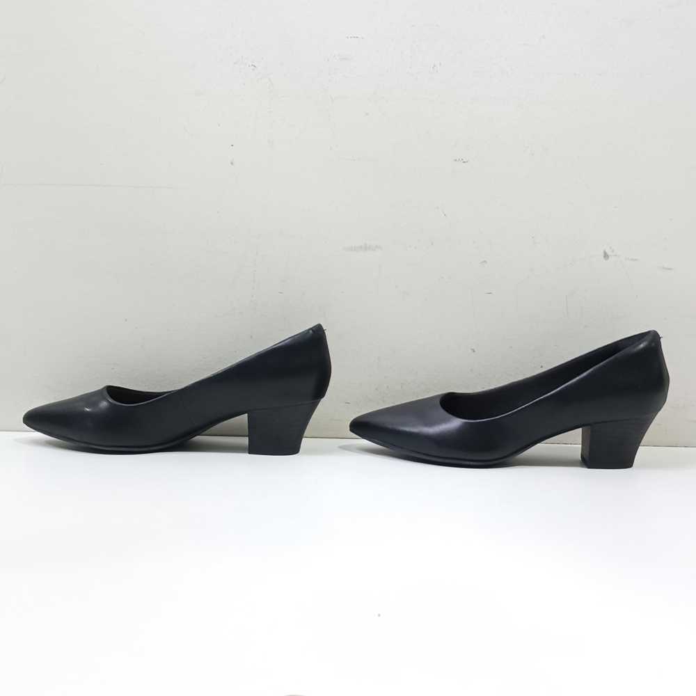 Clarks Ladies Black Wedge Heels Size 8.5 - image 3