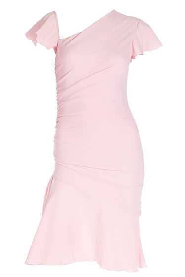 2000s Valentino Garavani Pink Silk Crepe Dress w A