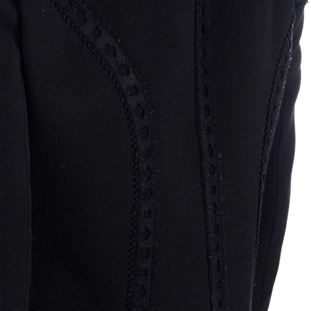 2000s Yves Saint Laurent Black Cropped Zip Front … - image 8