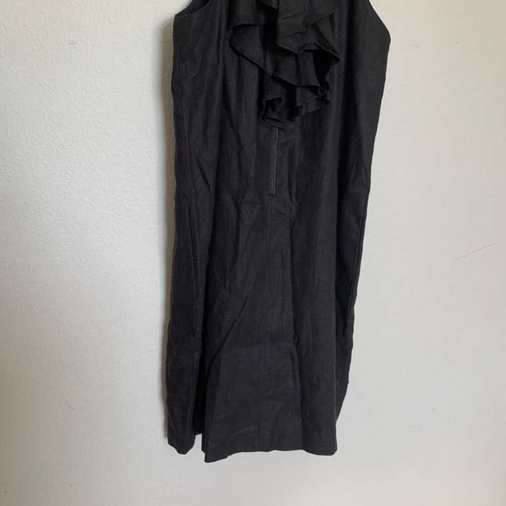 Madison Black Linen Dress - image 3