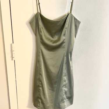 Aritzia Shimmer Satin Dress - image 1