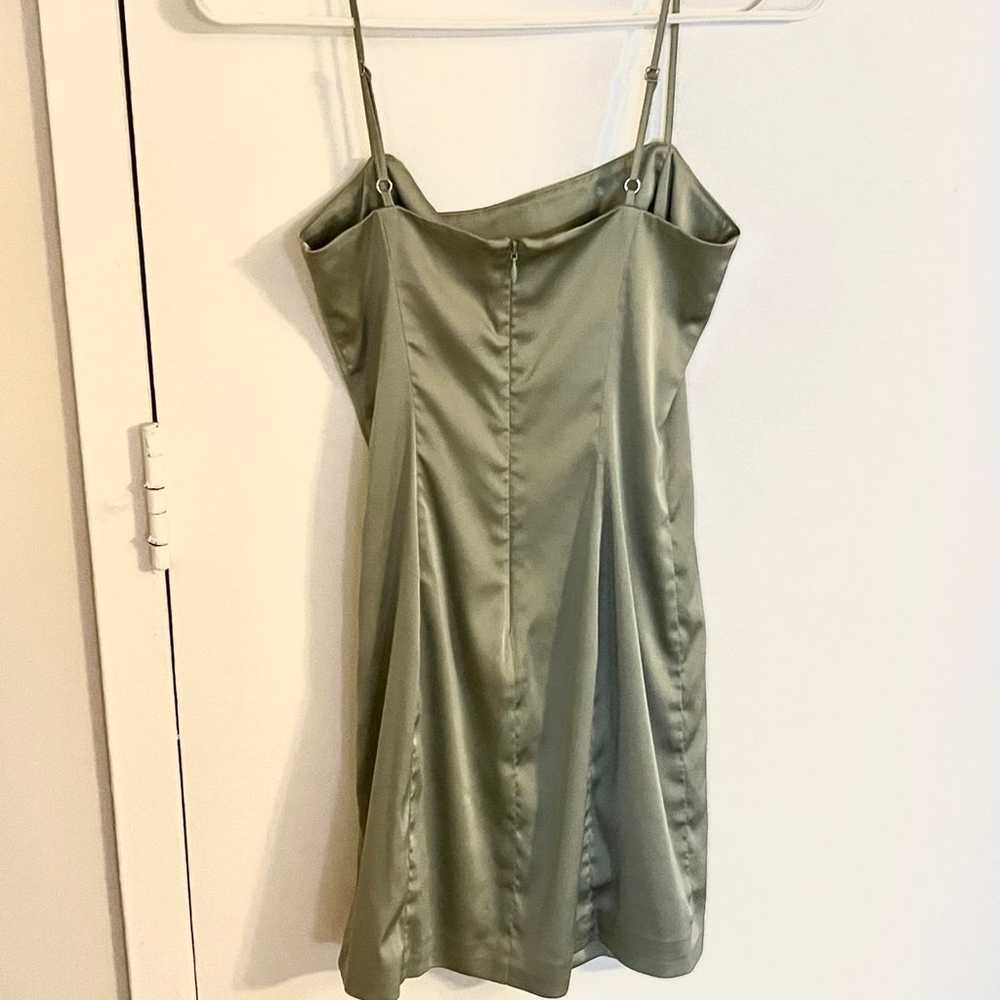Aritzia Shimmer Satin Dress - image 2