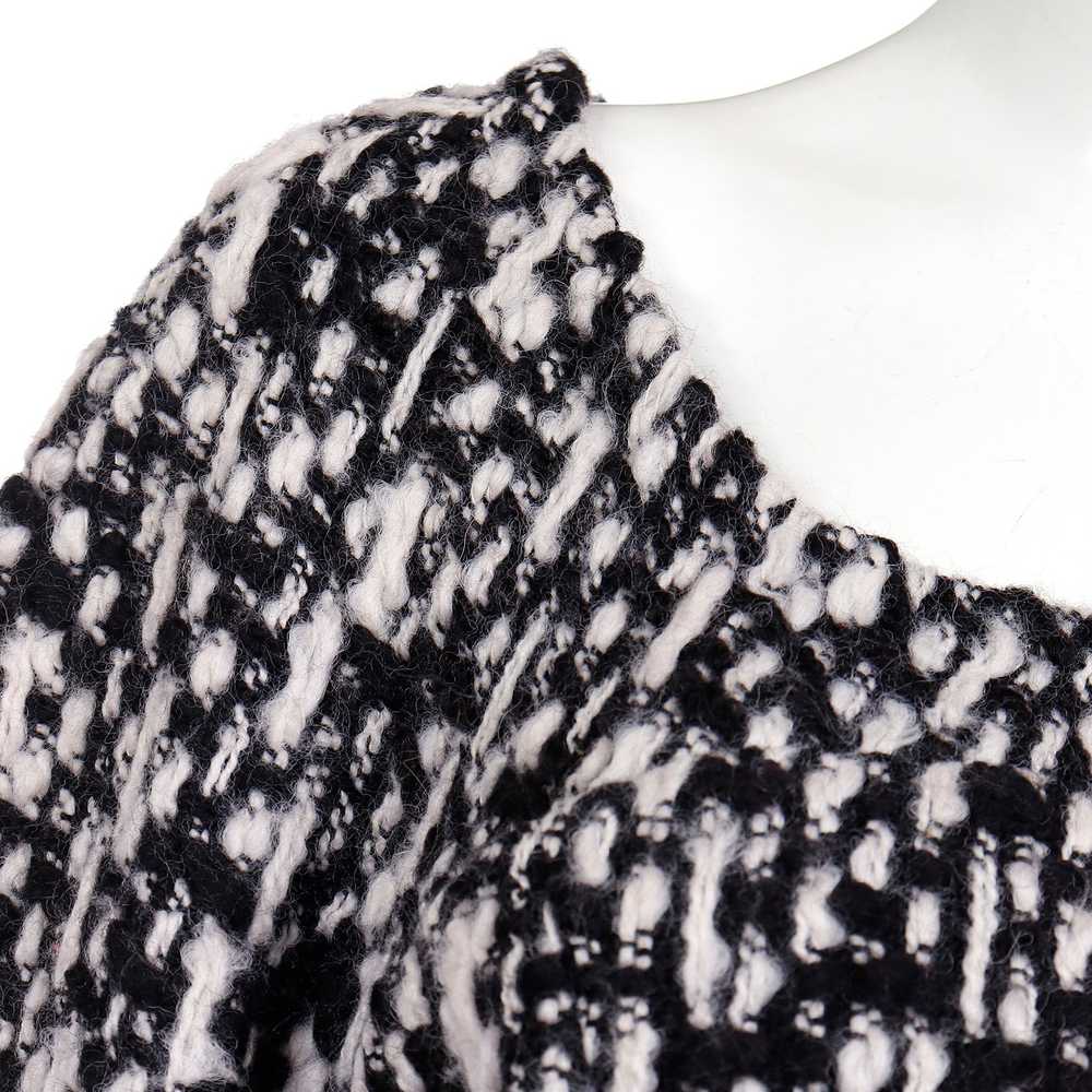 2011 Yves Saint Laurent Black and White Wool Twee… - image 7