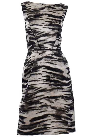 Alber Elbaz Lanvin Sleeveless 2013 Black & Gray Me