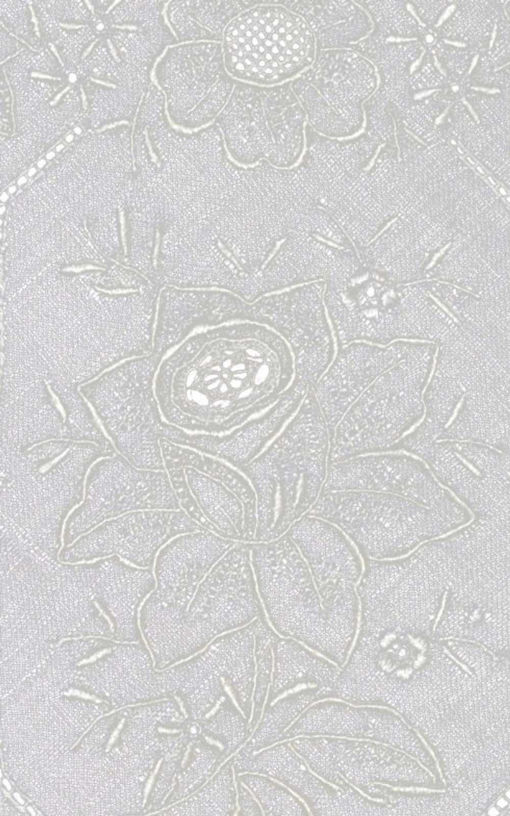Bridal Wedding Handkerchief Vintage Embroidered R… - image 1