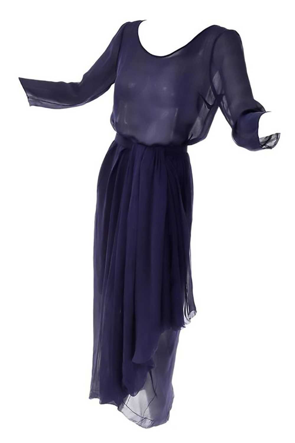 Christian Dior Haute Couture Numbered Navy Blue S… - image 1